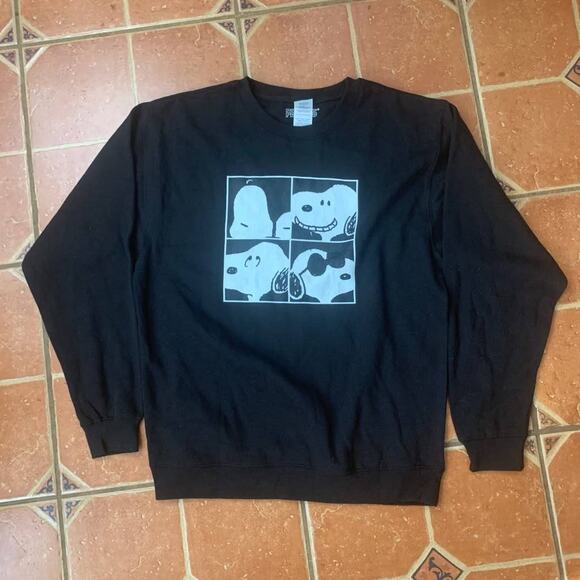 Snoopy Dog Comic Strip Sweatshirt Size L - Picture 1 of 4